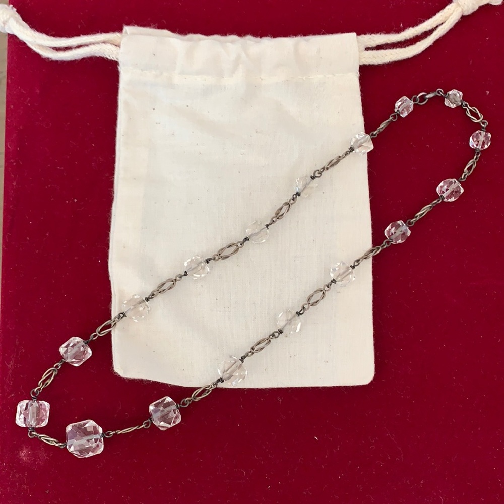 Vintage crystal necklace